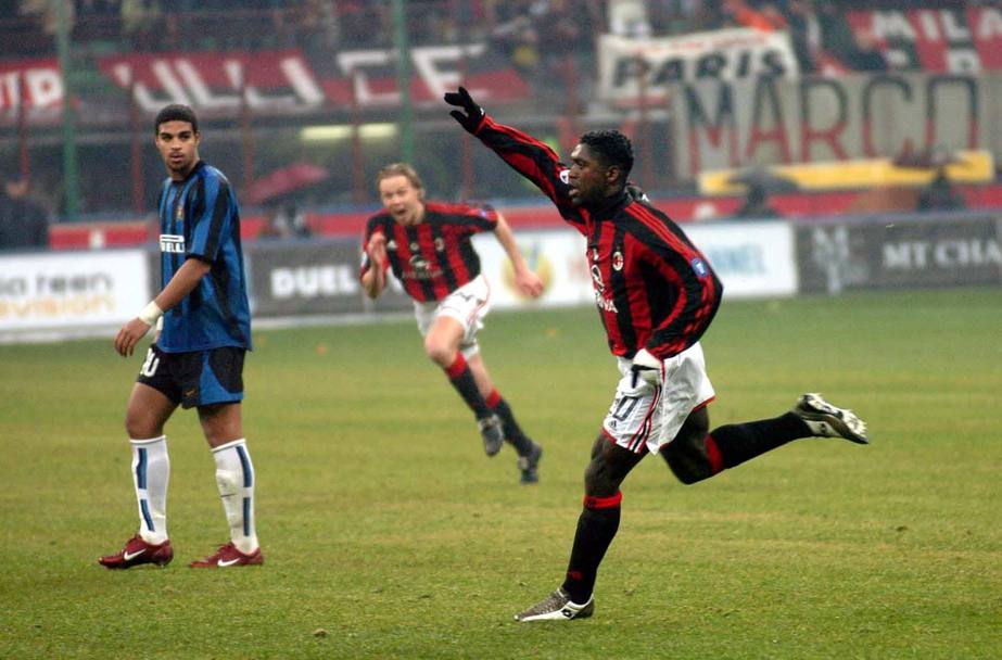 21 febbraio 2004. Il Milan di Carlo Ancelotti strafavorito  sotto 2-0 alla fine del primo tempo. Ripresa e il Milan rimonta: gol di Tomasson, Kak e Seedorf all&#39;86&#39;: 3-2 per i rossoneri. Omega